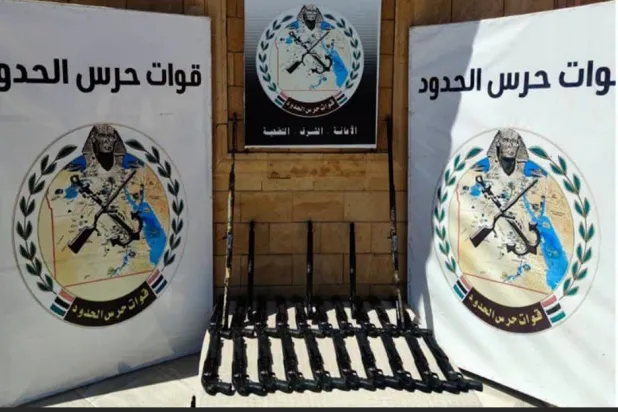 الجيش المصري أعلن الثلاثاء ضبط أسلحة ومخدرات وتنقيب عشوائي عن الذهب (صفحة المتحدث العسكري على فيسبوك)