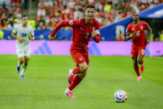 23 June 2026, US, Houston: Portugal's Christiano Ronaldo in action during the 2026 FIFA World Cup Group K soccer match between Portugal and Uzbekistan at Houston Stadium. Photo: Pedro Paulo Diaz/TheNEWS2 via ZUMA Press Wire/dpa