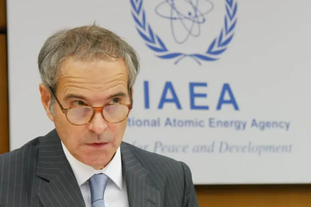 Uluslararası Atom Enerjisi Ajansı (UAEA) Genel Direktörü Rafael Grossi (DPA)