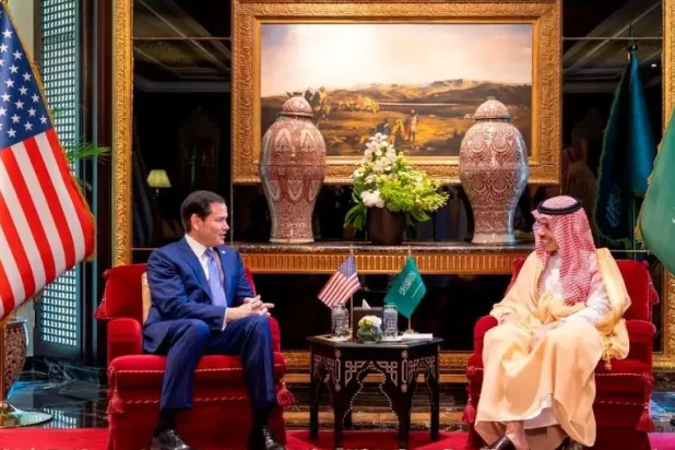 Saudi Foreign Minister and  US Secretary of State Marco Rubio - SPA