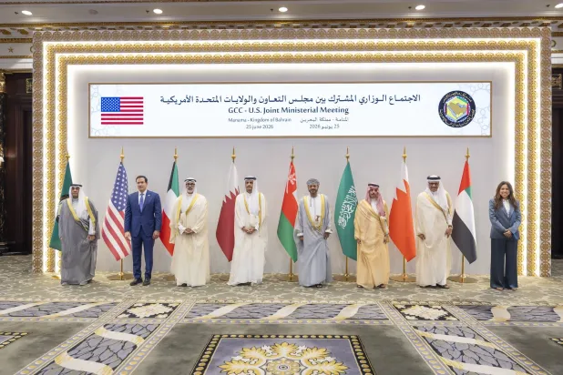 المشاركون في الاجتماع الوزاري المشترك بين مجلس التعاون الخليجي والولايات المتحدة (الخارجية السعودية)