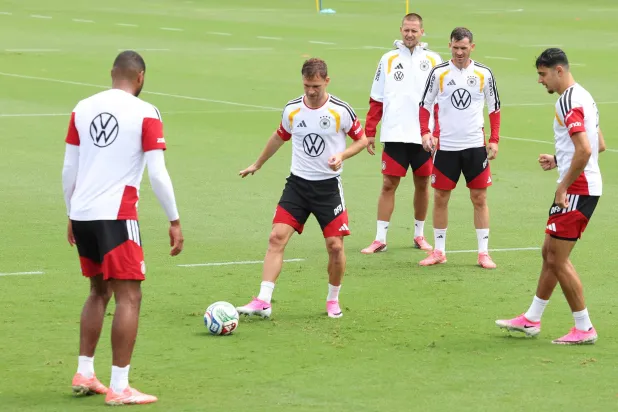 منتخب ألمانيا يستعد لخوض إقصائيات المونديال لأول مرة منذ 12 عاماً (أ.ف.ب)