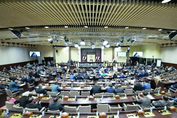  Irak Parlamentosu'nun Bağdat'taki oturumlarından biri, Mart 2026 (INA)