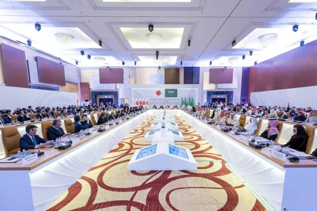 اجتماع الطاولة المستديرة الوزارية السعودي الياباني في يناير من العام الماضي (أرشيفية - إكس)