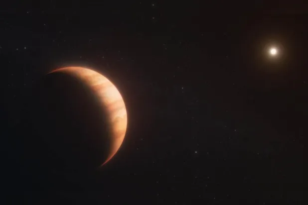 Yıldızından 7 kat büyük olan WD 1856 b, son derece yakın bir yörüngede dönüyor (NASA)