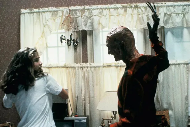 Alaycı ve sadist katil Freddy Krueger'ı serinin 8 filminde Robert Englund canlandırmıştı (New Line Cinema)