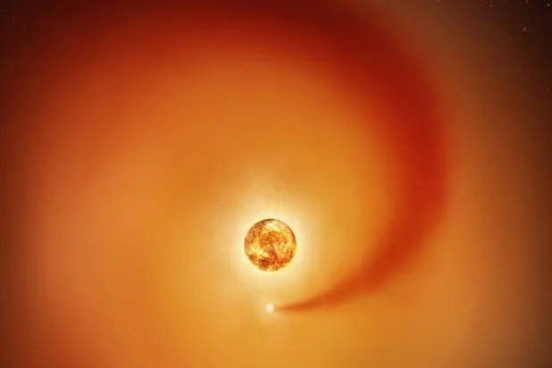 Betelgeuse'un yoldaşının beklenenden çok daha yüksek kütleye sahip olduğu ortaya çıktı (NASA/ESA)
