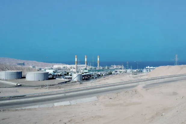 مشروع محطة توليد كهرباء العقبة الحرارية بالأردن (أكوا)