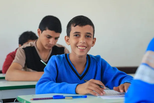 More than 200 high-achieving students have enrolled at the complex since its official opening in 2024 (Asharq Al-Awsat)