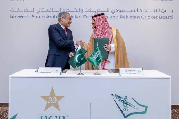 Both parties will work together to develop the infrastructure to establish an international-standard cricket stadium (Saudi Cricket Federation)