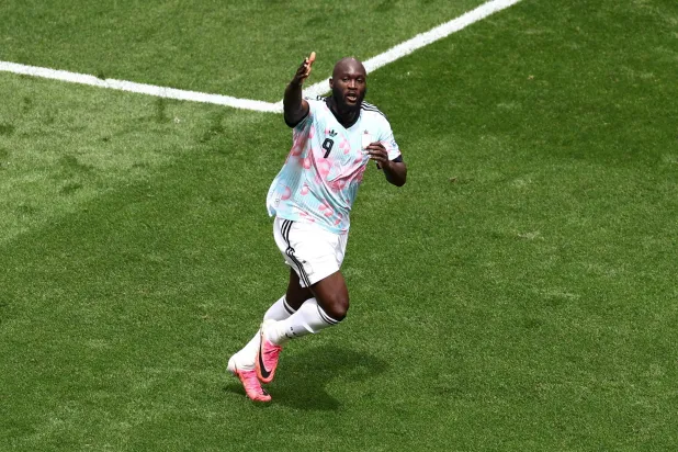 روميلو لوكاكو مهاجم المنتخب البلجيكي (رويترز)