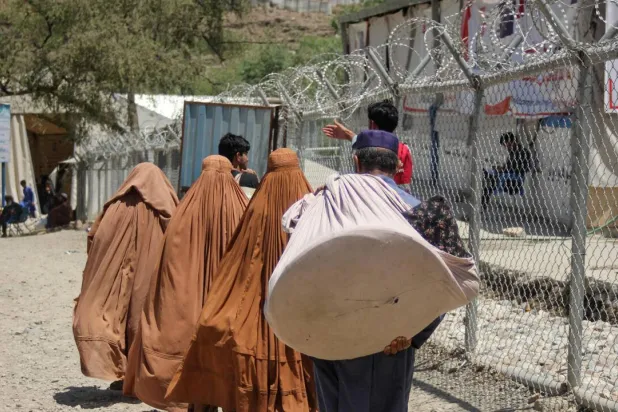 Most of the 6.1 million Afghan returnees who have arrived from Pakistan and Iran since September 2023 are listed as undocumented. Aimal ZAHIR / AFP
