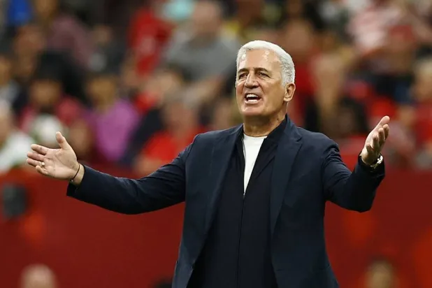 Football - FIFA World Cup 2026 - Round of 32 - Switzerland v Algeria - BC Place, Vancouver, Canada - July 2, 2026 Algeria coach Vladimir Petkovic reacts. (Reuters)
