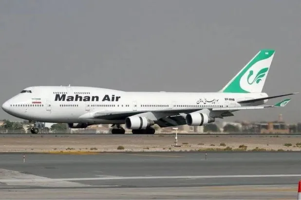 An image circulated on social media shows an Iranian aircraft at Sanaa airport, which is under the control of the Houthis (X).