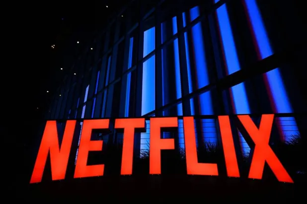 The Netflix logo is seen at the Netflix Tudum Theater in Los Angeles, California, US, Sept. 14, 2022. (AFP)