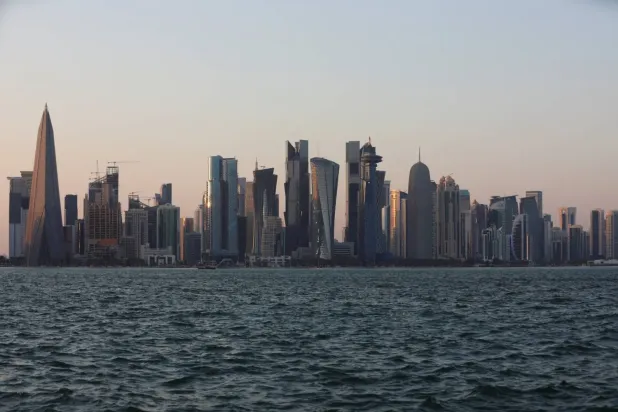 Katar'ın başkenti Doha'dan bir kare (Reuters)