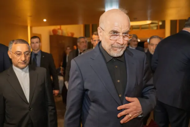 İran Meclis Başkanı Muhammed Bakır Kalibaf (AP)