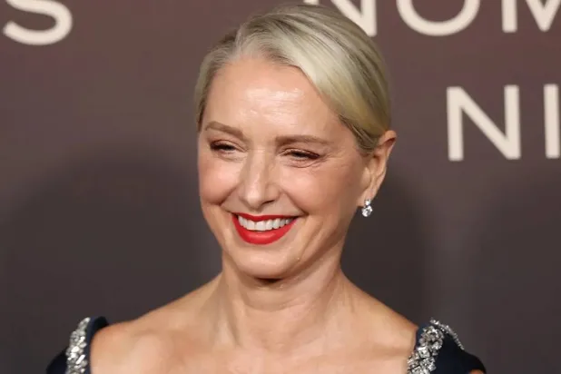 Katherine LaNasa plays Nurse Dana on “The Pitt.” (Getty Images)