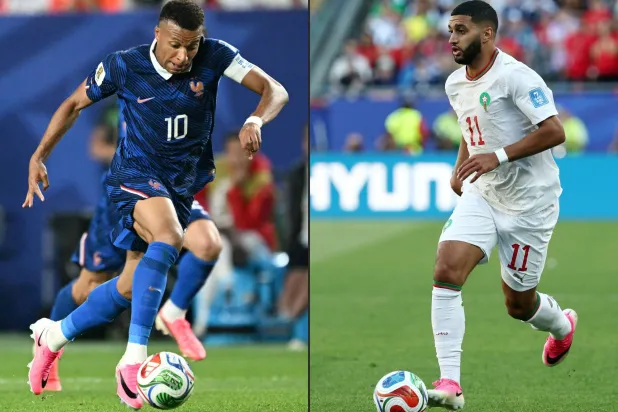 فرنسا والمغرب يجددان فصول التاريخ والصداقة في مواجهة بطابع عائلي (أ.ف.ب)