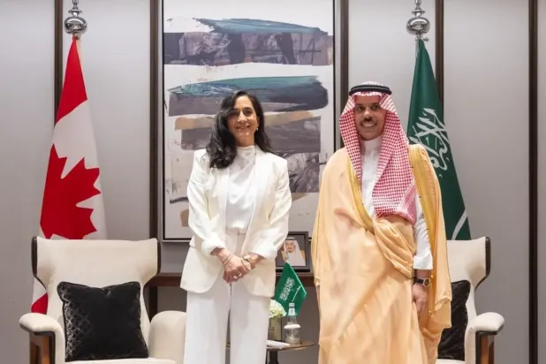 The two officials discussed developments in the region, condemning and denouncing the Iranian violations - SPA