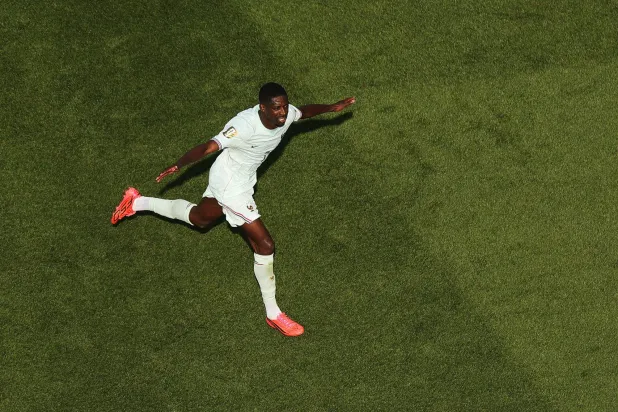 عثمان ديمبيلي نجم منتخب فرنسا (أ.ف.ب)
