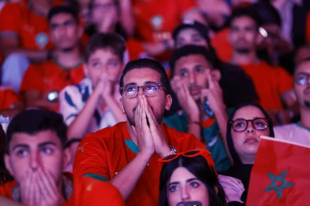 Fans' hopes were sky-high for the World Cup after Morocco stunned the footballing world by reaching the semi-finals four years ago in Qatar. Abdel Majid BZIOUAT / AFP
