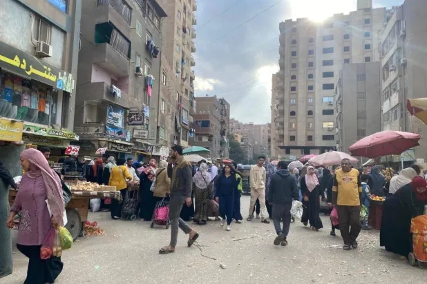 A traditional market in Egypt’s Giza Governorate. (Asharq Al-Awsat) 