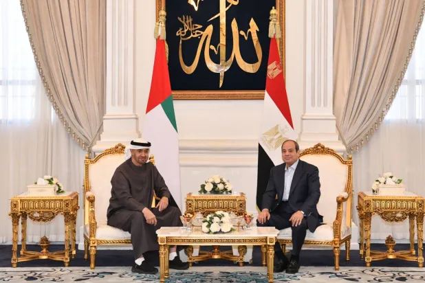 محادثات مصرية - إماراتية الأحد تناولت المستجدات الإقليمية (الرئاسة المصرية)