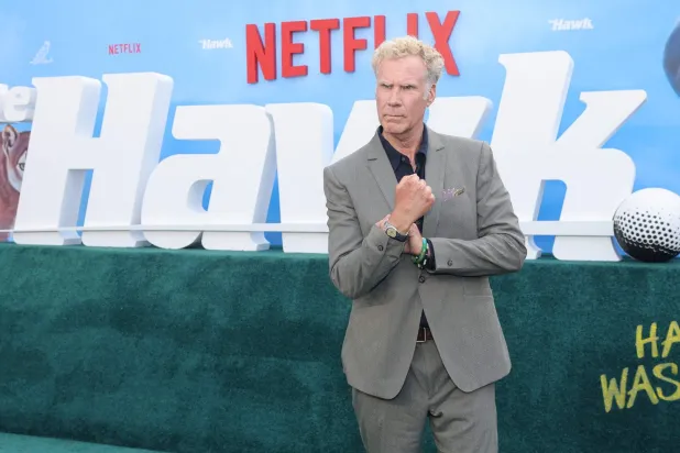 US actor Will Ferrell attends the premiere of Netflix's "The Hawk" at the Directors Village in Los Angeles, on July 9, 2026. (AFP) 