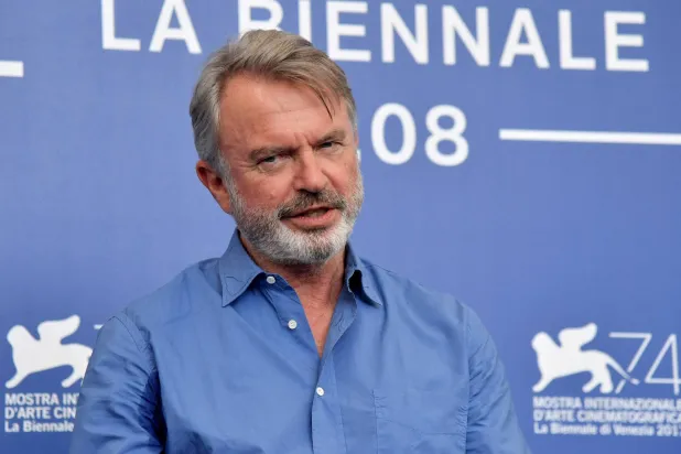 (FILES) New-Zealand actor Sam Neill attends the photocall of the movie "Sweet Country" presented in competition at the 74th Venice Film Festival at Venice Lido on September 6, 2017. (Photo by Tiziana FABI / AFP)