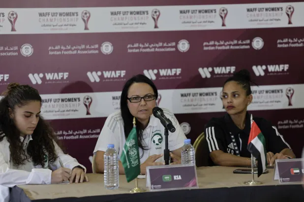مدربة المنتخب السعودي اليكاتريني فاليدا (اتحاد غرب آسيا لكرة القدم)