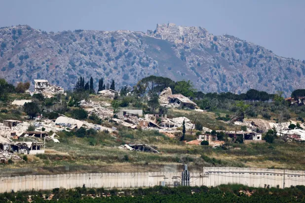FILE PHOTO: Beaufort Castle in southern Lebanon, as seen from Metula in northern Israel, June 1, 2026. REUTERS/Amir Cohen/File Photo