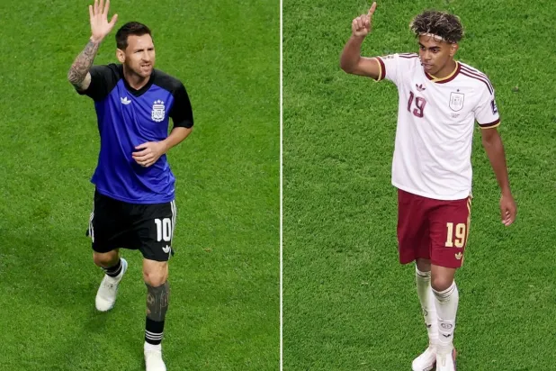 ميسي سيصبح أكبر لاعب ميدان سناً يشارك في نهائي كأس العالم فيما يسعى لامين يامال إلى الانضمام إلى نخبة الفائزين باللقب في سن المراهقة (أ.ف.ب)