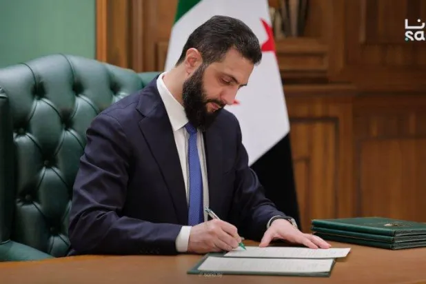 الرئيس السوري أحمد الشرع (سانا)
