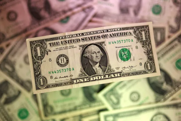 US dollar banknotes are seen in this illustration taken March 24, 2026. (Reuters)