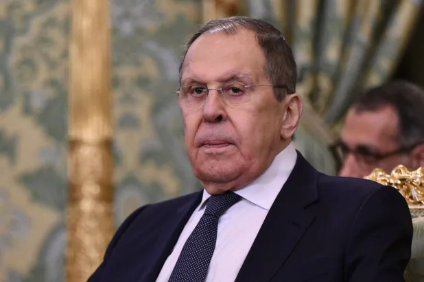 31 July 2025, Russia, Moscow: Russian Foreign Minister Sergei Lavrov attends a meeting at the Kremlin. (Kremlin/dpa)