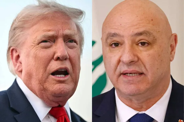 يلتقي الرئيس اللبناني جوزيف عون نظيره الأميركي دونالد ترمب في البيت الأبيض بالعاصمة الأميركية واشنطن 21 يوليو 2026 وذلك في ظل تزايد الضغوط على بيروت لنزع سلاح «حزب الله» وهو الشرط الرئيسي الذي تضعه إسرائيل قبل الانسحاب من جنوب لبنان (أ.ف.ب)