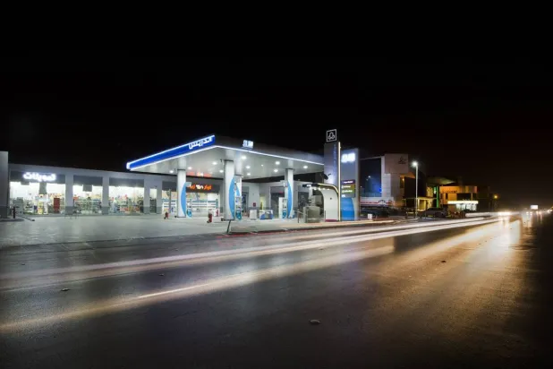 إحدى المحطات التابعة لـ«الدريس» في السعودية (المركز الإعلامي للشركة)