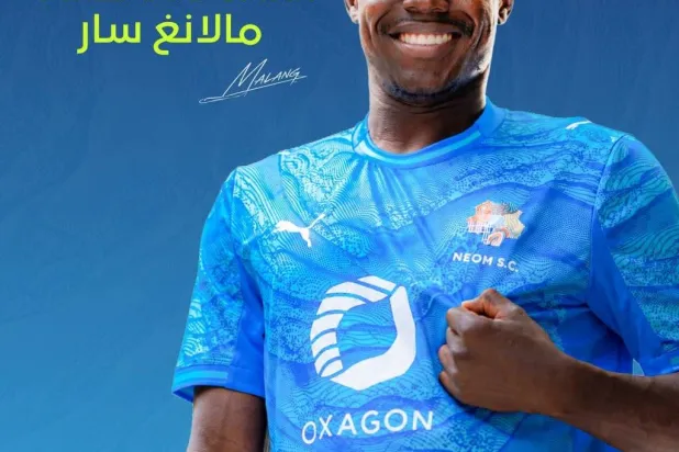 منشور ترحيبي للاعب بثه نادي نيوم على حسابه بمنصة «إكس» (موقع النادي)