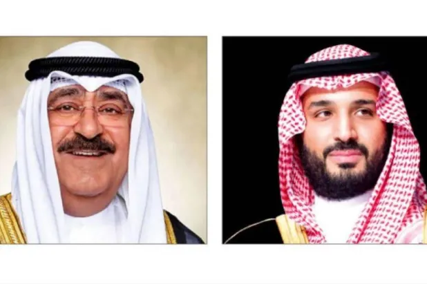 ولي العهد السعودي وأمير دولة الكويت (الشرق الأوسط)