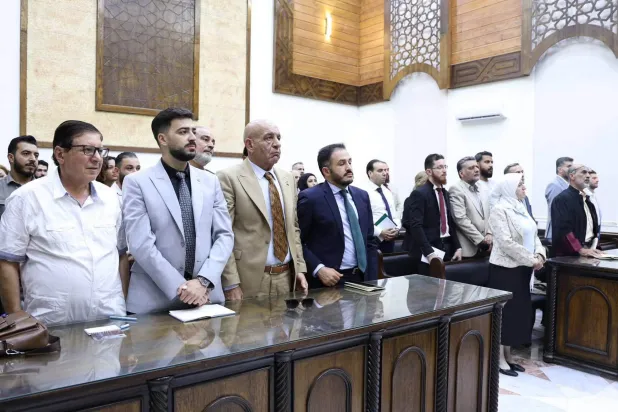 International and human rights organizations, and civil society attended the fifth session of Atef Najib's trial (Syrian Ministry of Justice)