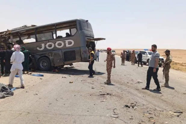 The ‌collision ‌involved a ‌bus ‌carrying members of the Internal Security Forces ‌and a civilian passenger bus. (SANA)