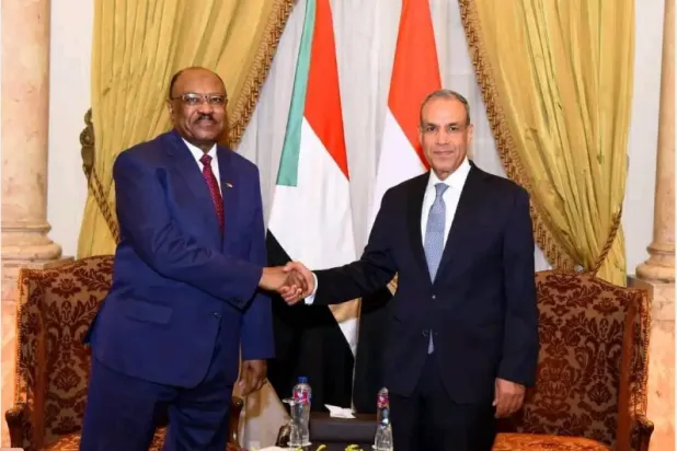 وزير الخارجية المصري ونظيره السوداني في القاهرة الشهر الماضي (صفحة وزارة الخارجية المصرية على فيسبوك)