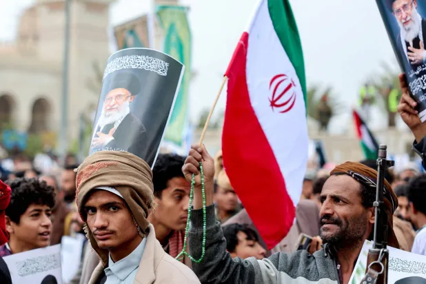 The Houthis' future is tied to the fate of the Iranian regime, according to analysts. (Reuters)
