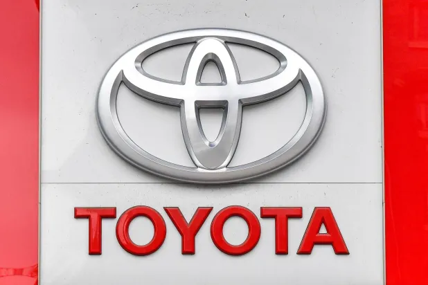 15 July 2020, Berlin: The logo of Japanese car manufacturer Toyota Motor is pictured in Berlin. (dpa)