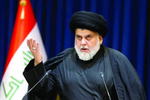 صورة أرشيفية لزعيم «التيار الصدري» مقتدى الصدر (رويترز)