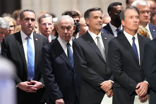 رئيس الوزراء الإسرائيلي بنيامين نتنياهو في واشنطن (أ.ب)