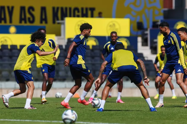 من تدريبات النصر في معسكره بالبرتغال (موقع النادي)