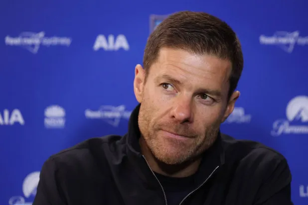 Football - Pre-Season Friendly - Sydney Super Cup - Chelsea v Tottenham Hotspur - Accor Stadium, Sydney, Australia - August 1, 2026 Chelsea manager Xabi Alonso during the press conference after the match. (Reuters) 