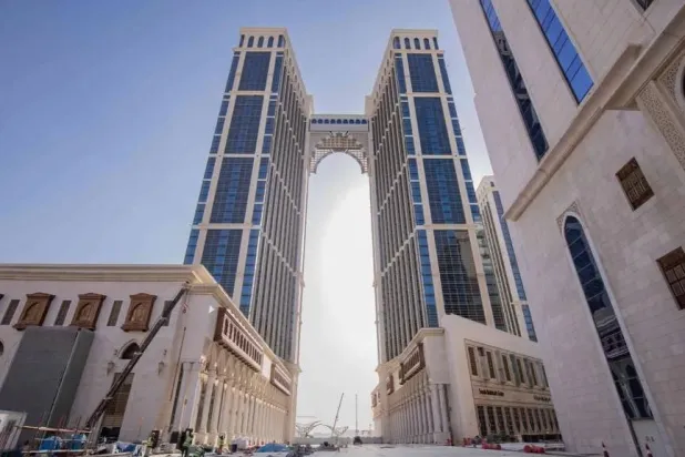 إحدى المنشآت التابعة لشركة «جبل عمر» في مكة المكرمة (لشركة)